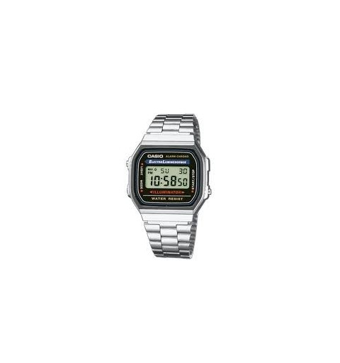 Casio A168WA-1YES orologio Orologio bracciale Maschio Elettronico Argento