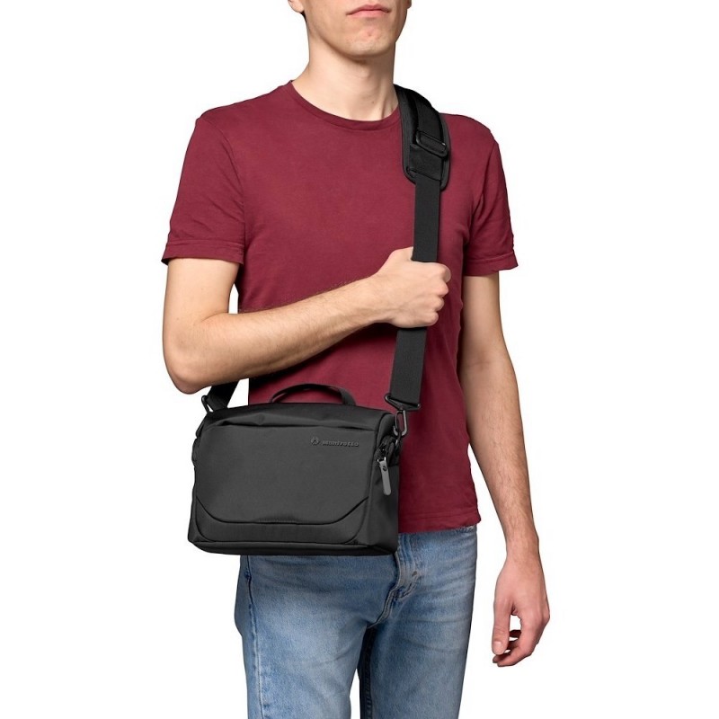 Manfrotto MB MA3-SB-M étui et housse d’appareils photo Sac à bandoulière Noir