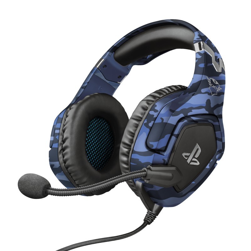 Trust GXT 488 Forze PS4 Auriculares Alámbrico Diadema Juego Negro, Azul