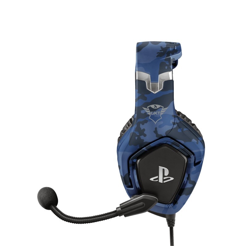 Trust GXT 488 Forze PS4 Kopfhörer Verkabelt Kopfband Gaming Schwarz, Blau