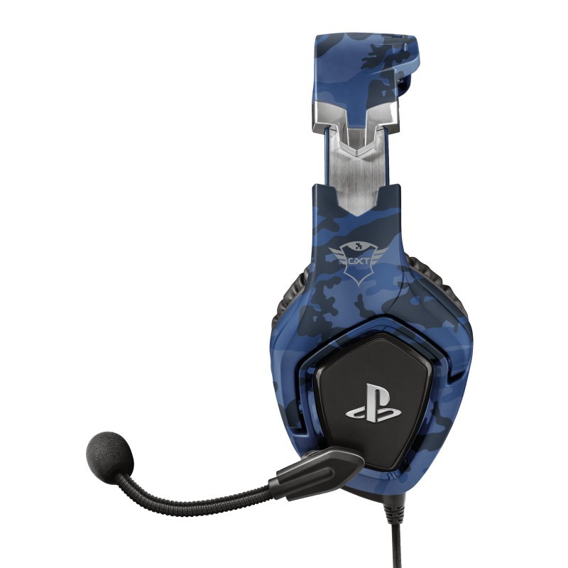 Trust GXT 488 Forze PS4 Kopfhörer Verkabelt Kopfband Gaming Schwarz, Blau