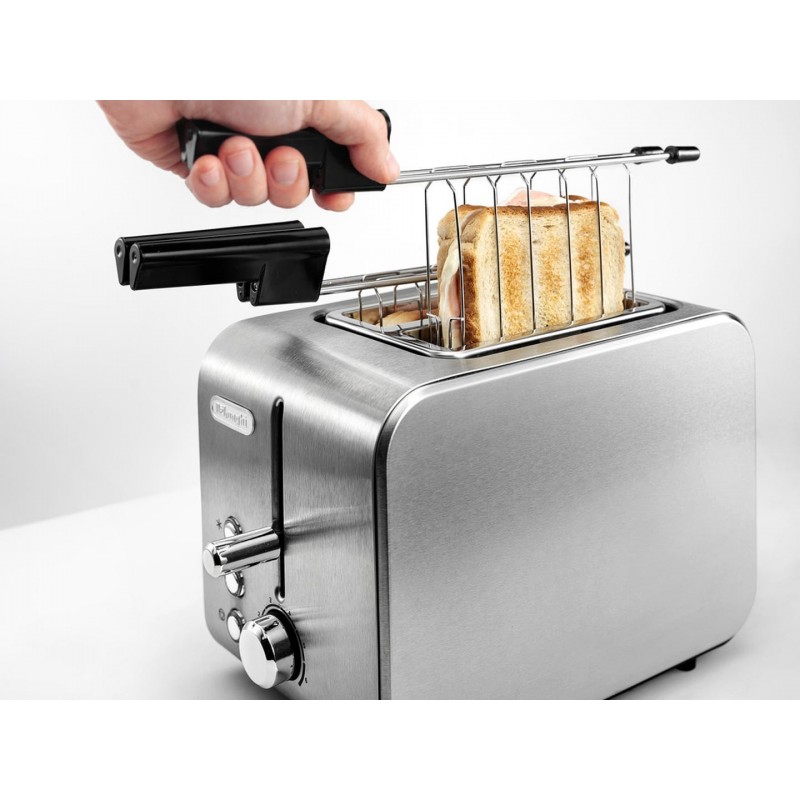 De’Longhi CTX 2203 toaster 2 slice(s) 550 W Silver