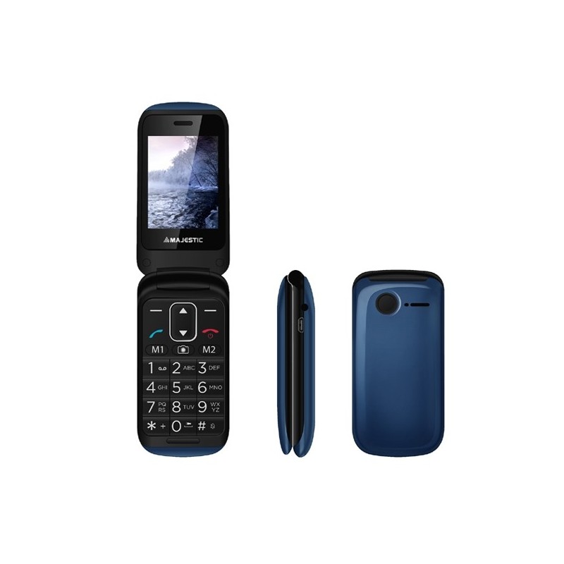 New Majestic Sileno 50R 6,1 cm (2.4") 90 g Blu Telefono per anziani