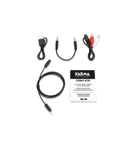 Karma Italiana CONV 6TR trasmettitore audio senza fili 10 m Nero