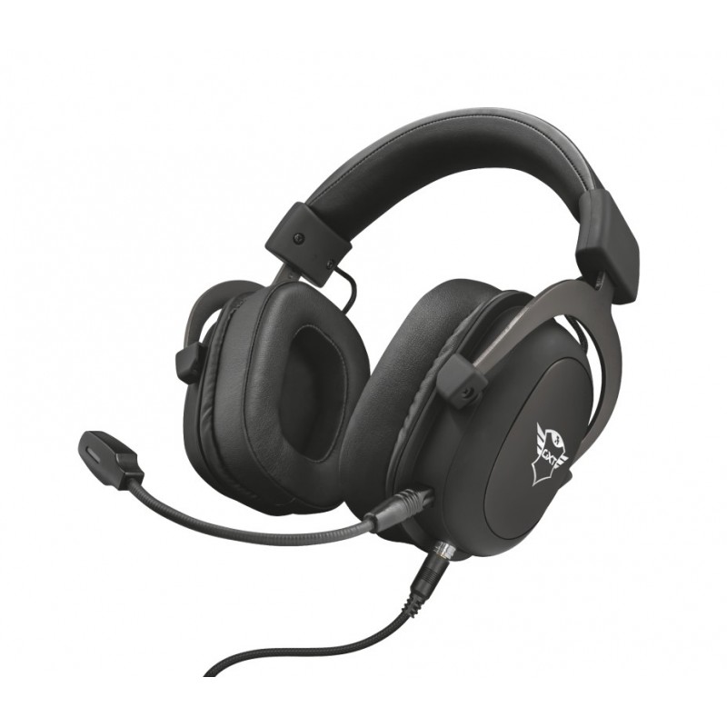 Trust GXT 414 Zamak Kopfhörer Verkabelt Kopfband Gaming Schwarz