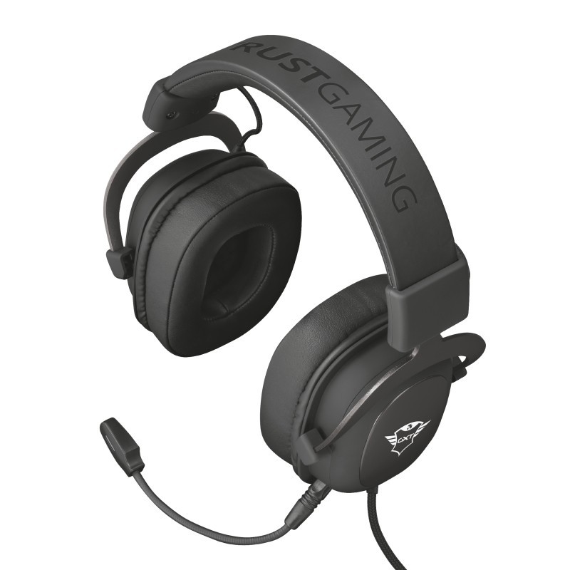 Trust GXT 414 Zamak Kopfhörer Verkabelt Kopfband Gaming Schwarz