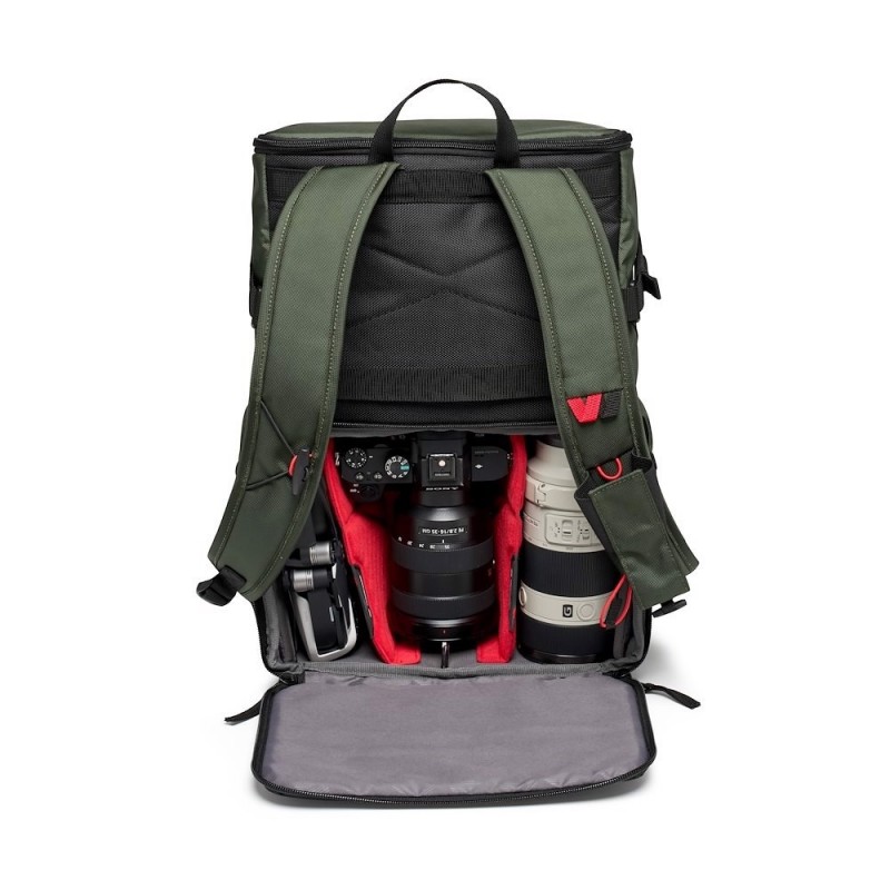 Manfrotto MB MS2-BP estuche para cámara fotográfica Mochila Oliva