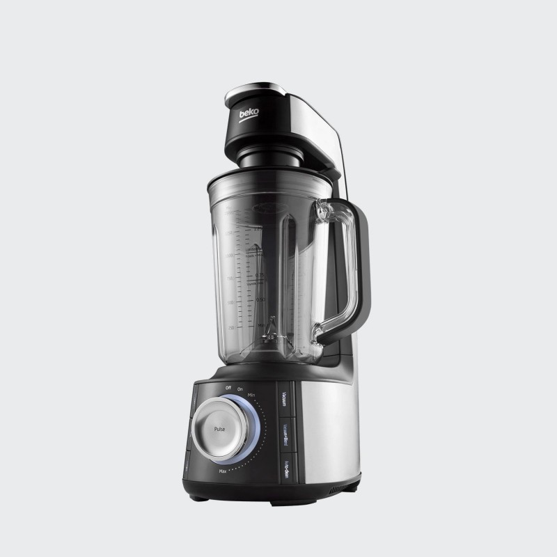 Beko TBV8104BX blender 1,5 L Mélangeur de table 1000 W Noir, Argent, Transparent