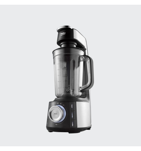 Beko TBV8104BX blender 1,5 L Mélangeur de table 1000 W Noir, Argent, Transparent