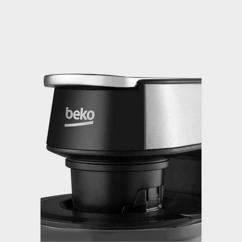 Beko TBV8104BX blender 1,5 L Mélangeur de table 1000 W Noir, Argent, Transparent