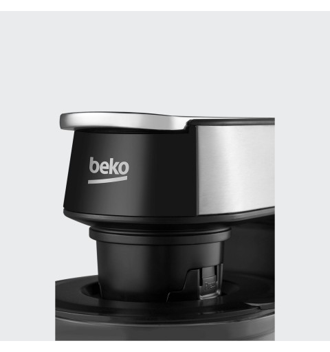 Beko TBV8104BX blender 1,5 L Mélangeur de table 1000 W Noir, Argent, Transparent