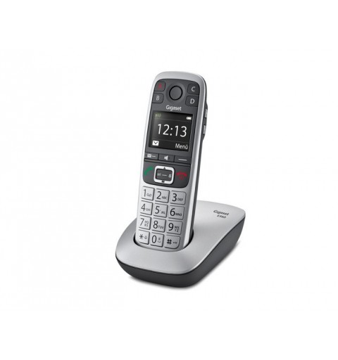 Gigaset E 560 Teléfono DECT Identificador de llamadas Negro, Plata