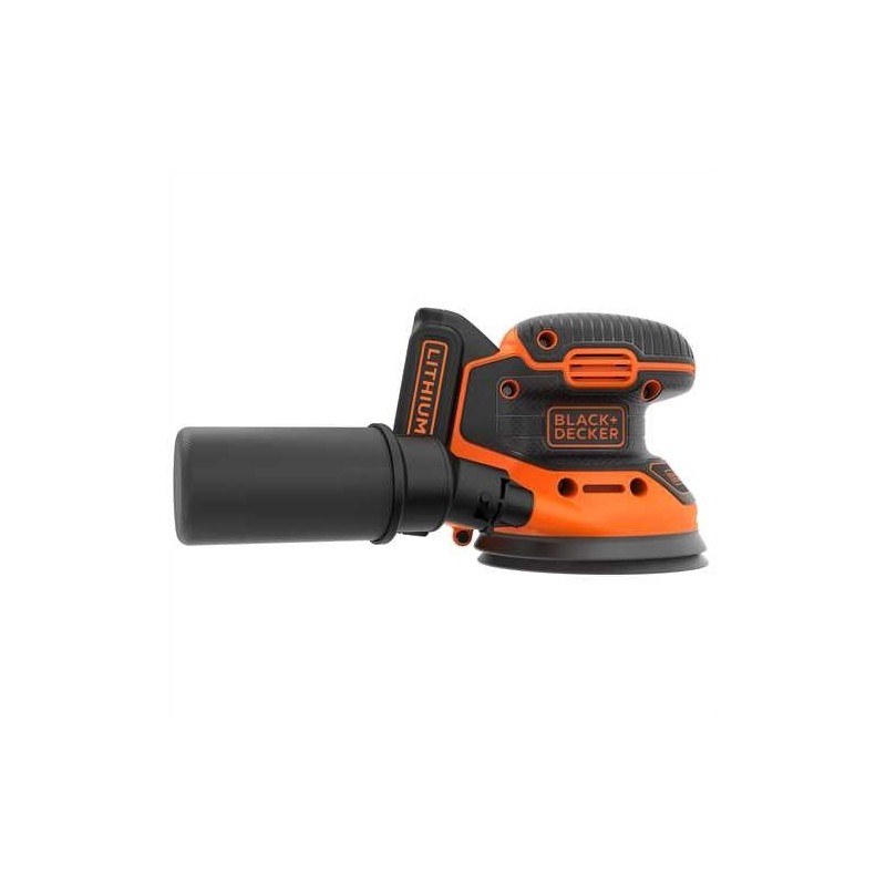 Black & Decker BDCROS18 levigatrice portatile Levigatrice orbitale 12000 Giri min Nero, Arancione