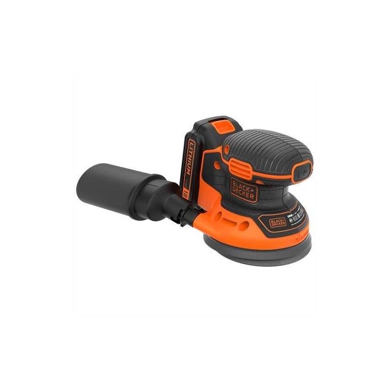 Black & Decker BDCROS18 levigatrice portatile Levigatrice orbitale 12000 Giri min Nero, Arancione