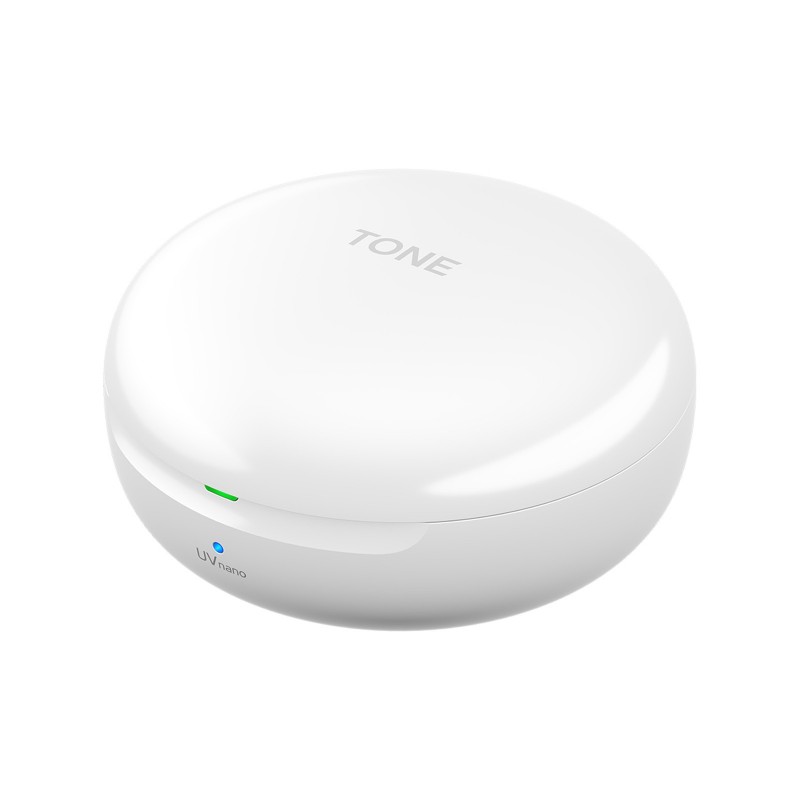 LG TONE Free FN7 White Cuffie Bluetooth True Wireless Meridian Audio ANC con custodia UVnano