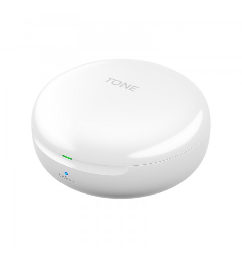 LG TONE Free FN7 White Cuffie Bluetooth True Wireless Meridian Audio ANC con custodia UVnano