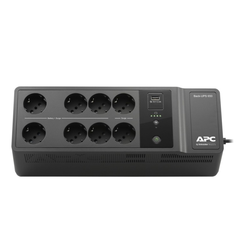 APC BE650G2-IT alimentation d'énergie non interruptible Veille 0,65 kVA 400 W