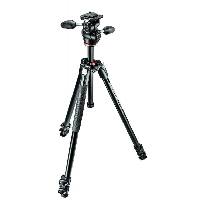 Manfrotto MK290XTA3-3W Stativ Digitale Film Kameras 3 Bein(e) Schwarz