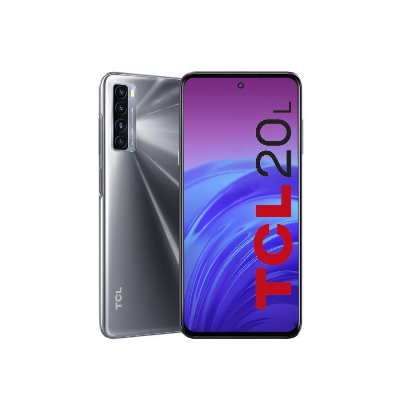 TCL 20L 16,9 cm (6.67") Dual SIM ibrida Android 11 4G USB tipo-C 4 GB 128 GB 5000 mAh Nero