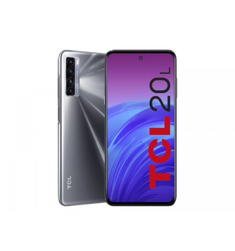 TCL 20L 16,9 cm (6.67") Dual SIM ibrida Android 11 4G USB tipo-C 4 GB 128 GB 5000 mAh Nero