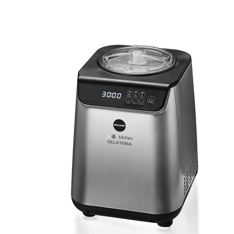 Macom 872 macchina per gelato Gelatiera compressore 1,2 L 135 W Nero, Argento