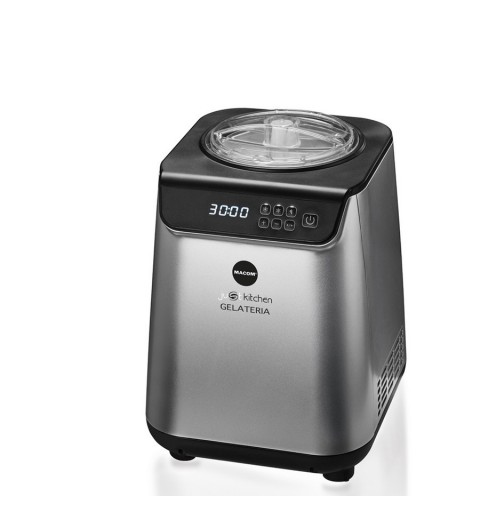 Macom 872 macchina per gelato Gelatiera compressore 1,2 L 135 W Nero, Argento