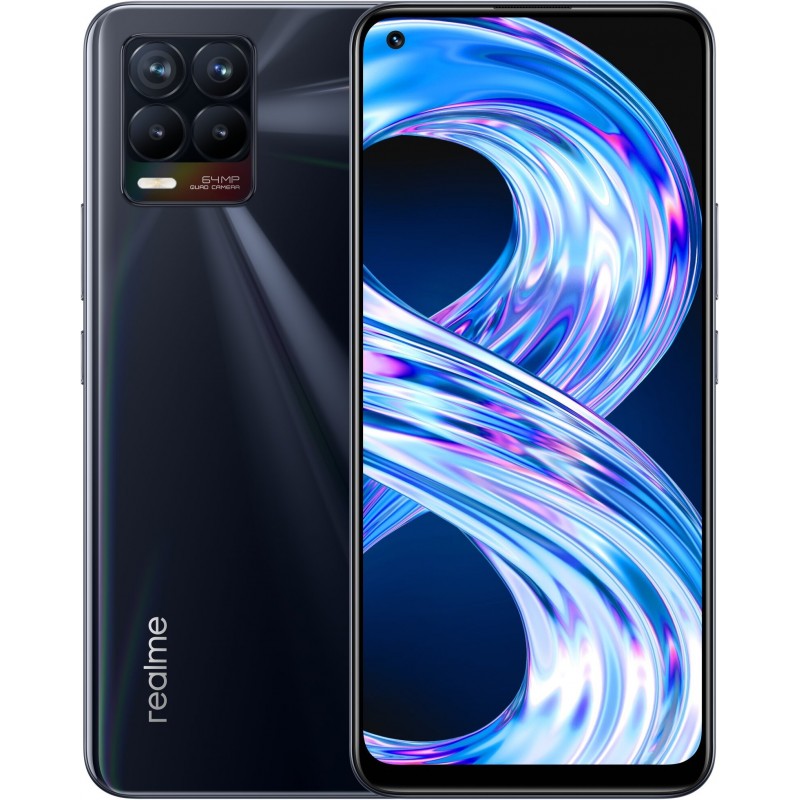 realme 8 16,3 cm (6.4") Doppia SIM Android 11 4G USB tipo-C 6 GB 128 GB 5000 mAh Nero