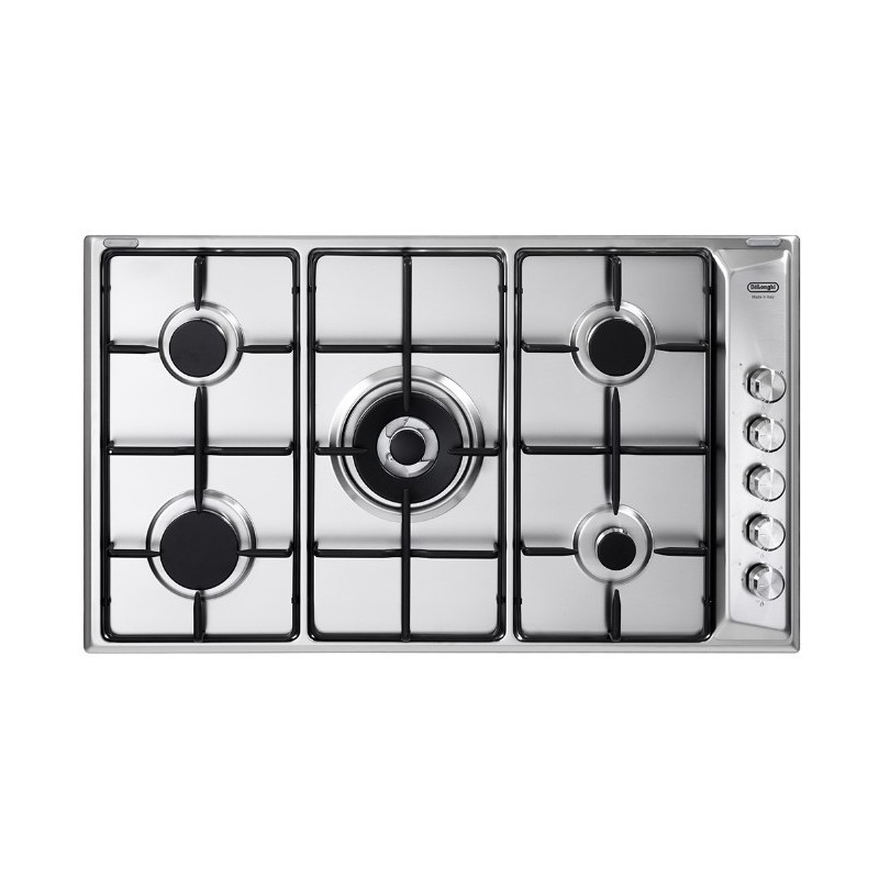 De’Longhi DLI 59 DD hobs Acero inoxidable Integrado 90 cm Encimera de gas 5 zona(s)