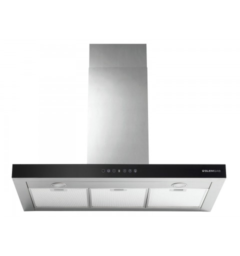 Glem Gas GHB990IX cooker hood Wall-mounted Stainless steel 679 m³ h A