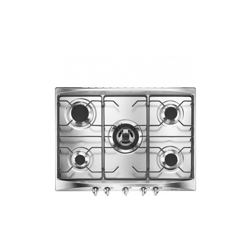 Smeg SR275X2 hobs Acero inoxidable Integrado Encimera de gas 5 zona(s)