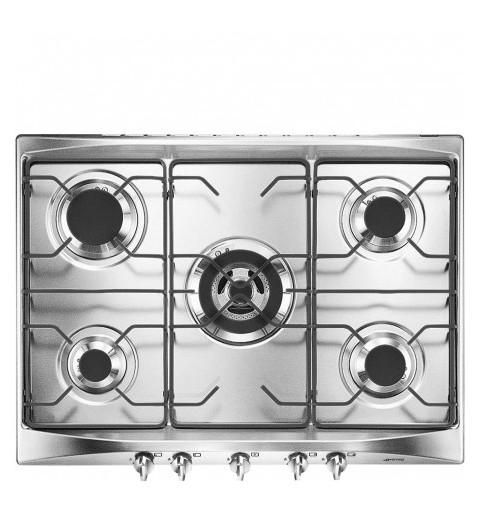 Smeg SR275X2 hobs Acero inoxidable Integrado Encimera de gas 5 zona(s)