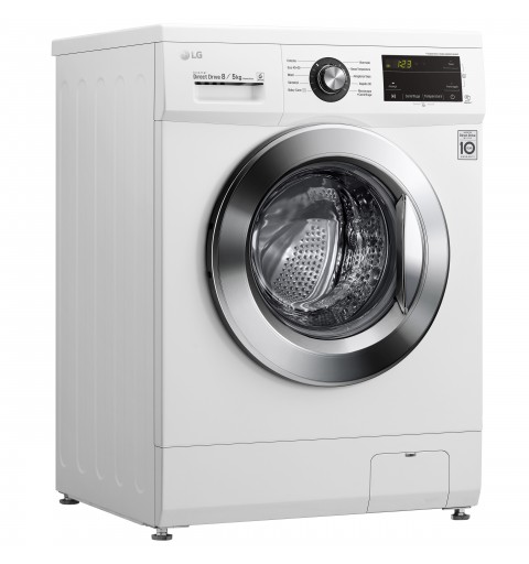 LG F4J3TM5WE.ABWQPIS lavadora-secadora Independiente Carga frontal Blanco E