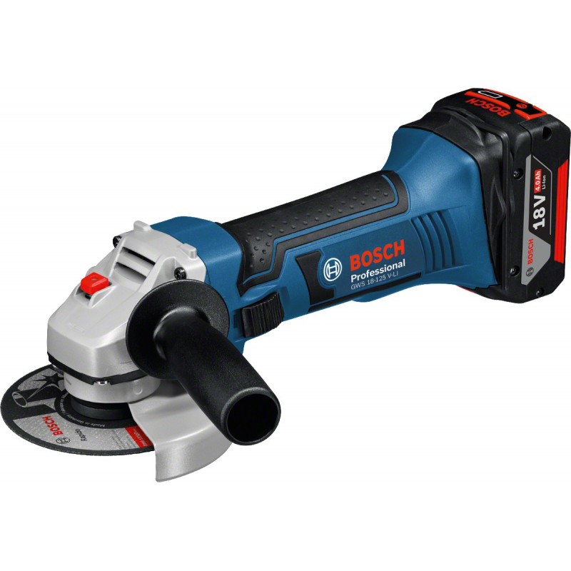 Bosch GWS 18-125 V-LI amoladora angular 12,5 cm 10000 RPM 2,3 kg