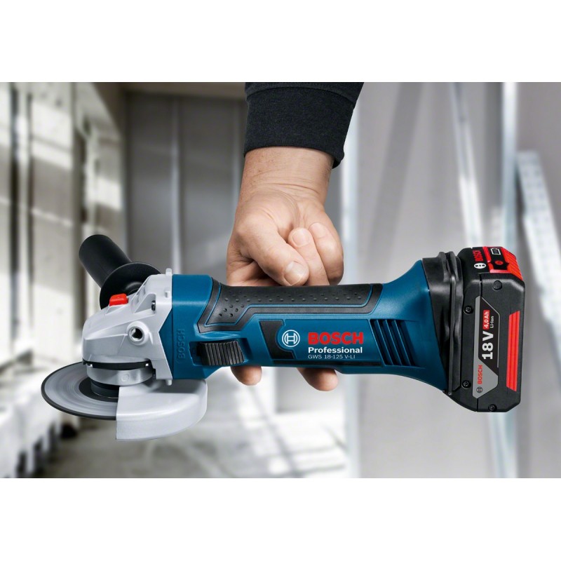 Bosch GWS 18-125 V-LI smerigliatrice angolare 12,5 cm 10000 Giri min 2,3 kg