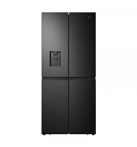 Hisense RQ563N4SWF1 frigo américain Autoportante 454 L F Noir