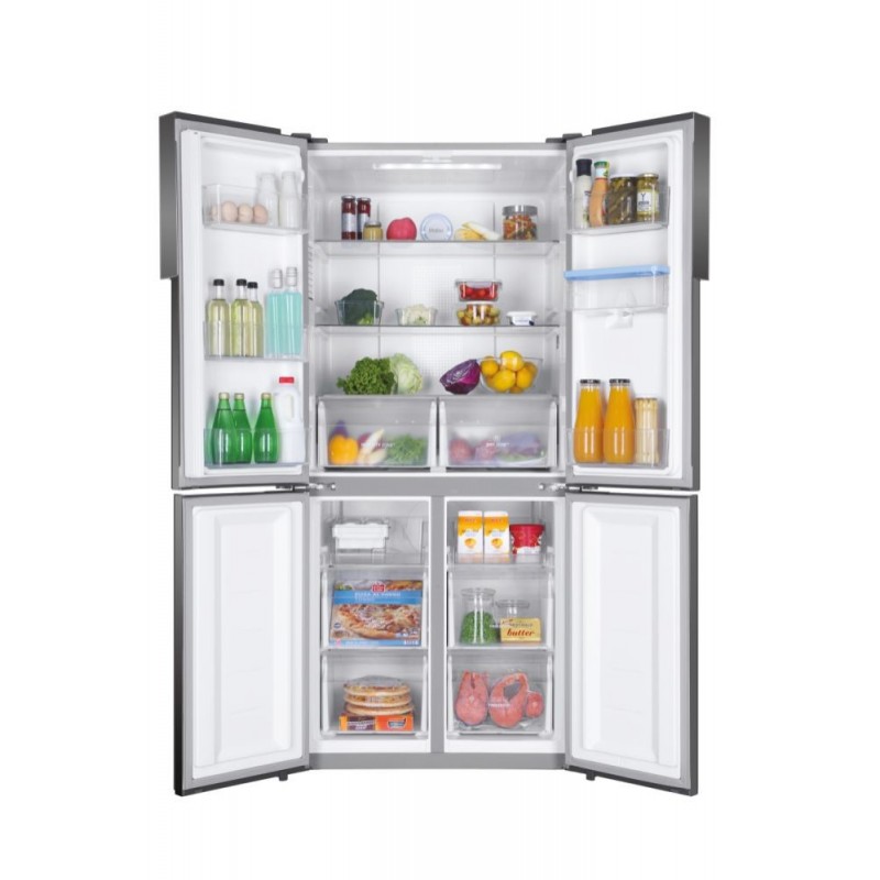 Haier Cube 83 Serie 5 RTG684WHJ frigo américain Autoportante 466 L F Argent