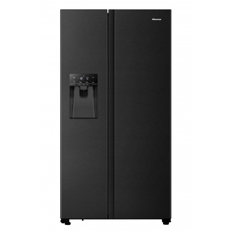 Hisense RS694N4TFF side-by-side refrigerator Built-in Freestanding 535 L F Black