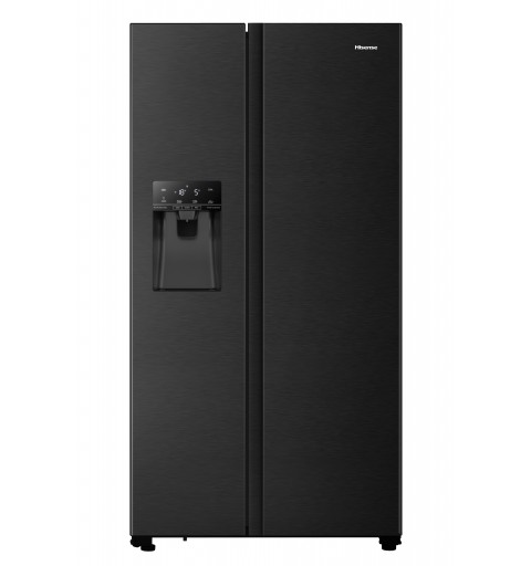 Hisense RS694N4TFF side-by-side refrigerator Built-in Freestanding 535 L F Black