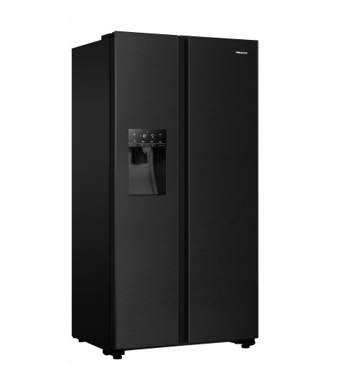 Hisense RS694N4TFF frigo américain Encadré Autoportant 535 L F Noir