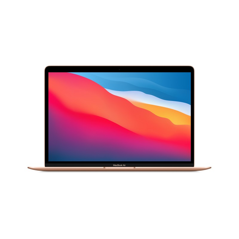 Apple MacBook Air Portátil 33,8 cm (13.3") Apple M 8 GB 256 GB SSD Wi-Fi 6 (802.11ax) macOS Big Sur Oro