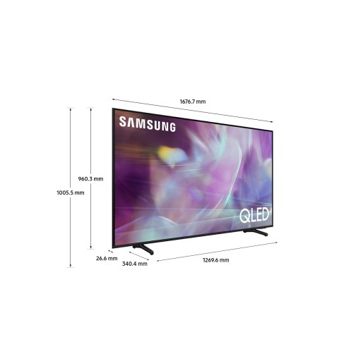 Samsung Series 6 TV QLED 4K 75” QE75Q60A Smart TV Wi-Fi Black 2021