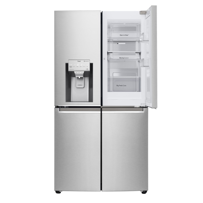 LG GMJ945NS9F.ANSQEUR side-by-side refrigerator Freestanding 638 L F Stainless steel