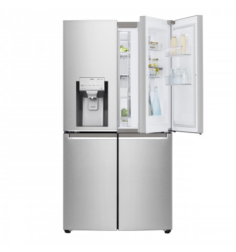 LG GMJ945NS9F.ANSQEUR side-by-side refrigerator Freestanding 638 L F Stainless steel