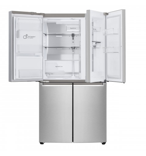 LG GMJ945NS9F.ANSQEUR side-by-side refrigerator Freestanding 638 L F Stainless steel