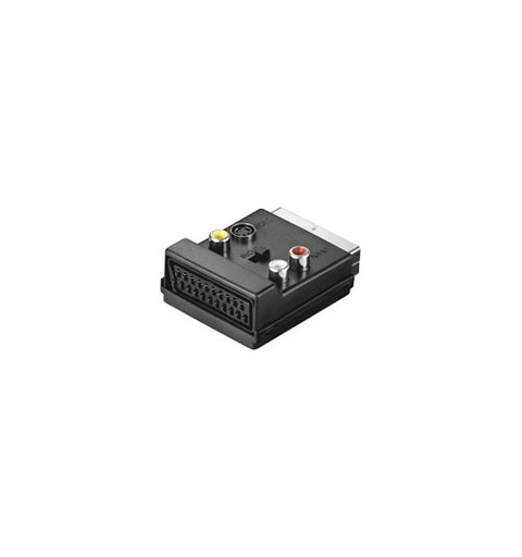 Goobay AVK 198 SCART (21-pin) 3 x RCA + S-Video Black