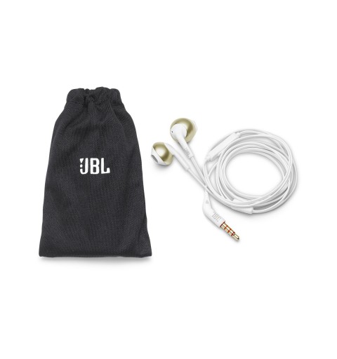 JBL Tune 205 Casque Avec fil Ecouteurs Musique Champagne, Or