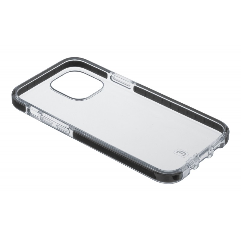 Cellularline Tetra Force Shock-Twist coque de protection pour téléphones portables 15,5 cm (6.1") Housse Noir, Transparent