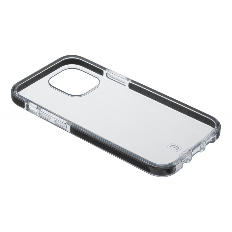 Cellularline Tetra Force Shock-Twist mobile phone case 15.5 cm (6.1") Cover Black, Transparent