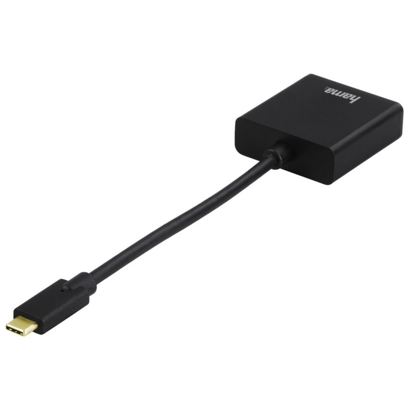 Hama USB-C VGA USB graphics adapter 1920 x 1080 pixels Black
