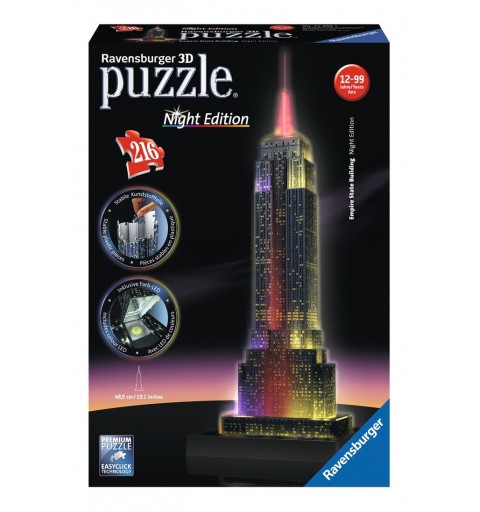 Ravensburger Empire State Building at Night puzle 3D